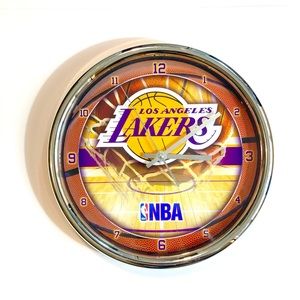 NBA LOS ANGELES  LAKERS WALL CLOCK